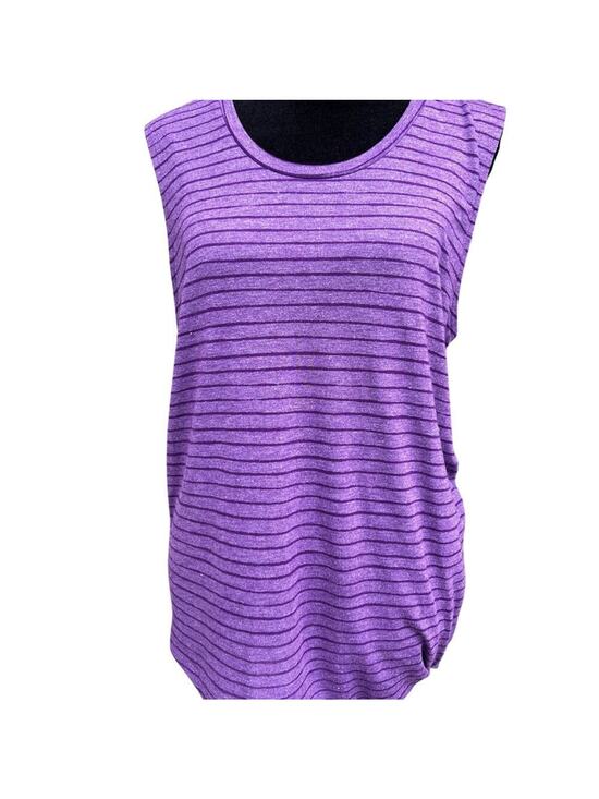 Nike Tops - Nike DRI-FIT, Loose Fit Lavender Stripe Sleeveless Tank Top,  Women's size S-M